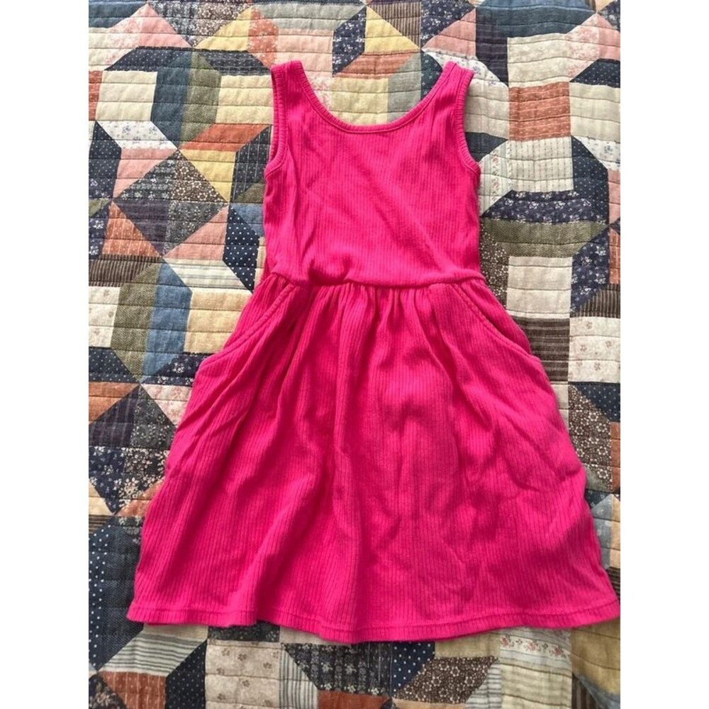 Cat & Jack Girls Pink Dress Size 4/5 with Pockets